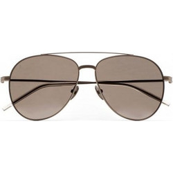Kaleos STRAUCH-004 Ανδρικά Γυαλιά Ηλίου Aviator Μεταλλικά Χρυσά με Καφέ Φακό