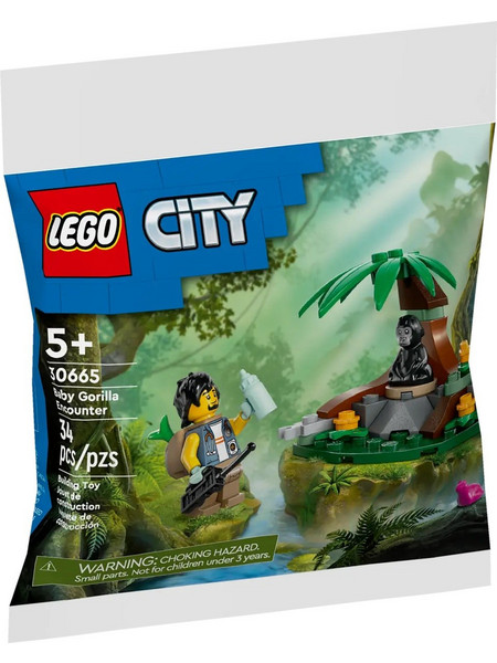 Lego City Baby Gorilla Encounter για 5+ Ετών 30665