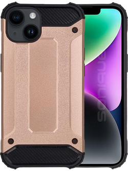 Sonique Heavy Armor Back Cover Rose Gold (iPhone 14)