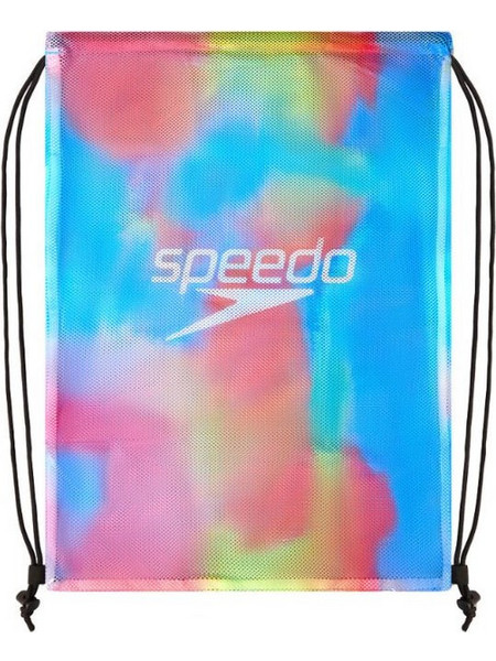 Speedo Printed Mesh Τσάντα Πλάτης Κολυμβητηρίου Γαλάζια 8-1281317638