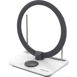 Greentek UVR-AV553 Εσωτερική Κεραία Τηλεόρασης 45dB με Ενισχυτή UHF / VHF / FM