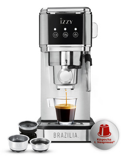 Izzy IZ-6015 Αυτόματη Μηχανή Espresso 1350W 20bar