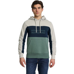 Paco & Co Ανδρικό Φούτερ Fleece με Κουκούλα & Τσέπες Χακί 2481079