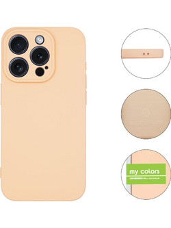 Sonique My Colors Silicone Back Cover Pink (iPhone 15 Pro)