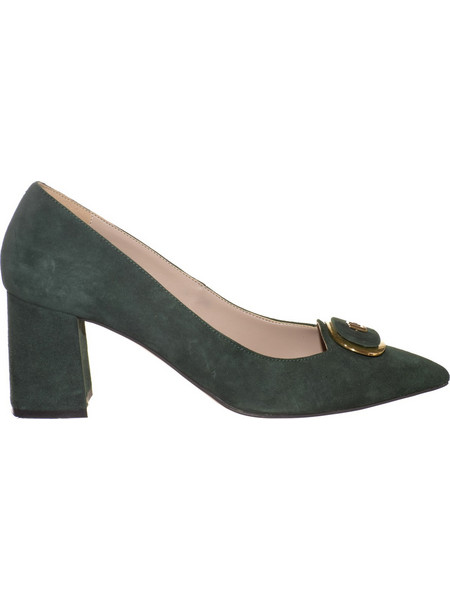 Guy Laroche Γόβες Suede με Χοντρό Χαμηλό Τακούνι Κυπαρισσί GL5020059388