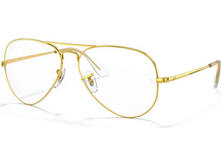 Ray-Ban RB6489 3086 Ανδρικός Σκελετός Γυαλιών Οράσεως Μεταλλικός Χρυσός