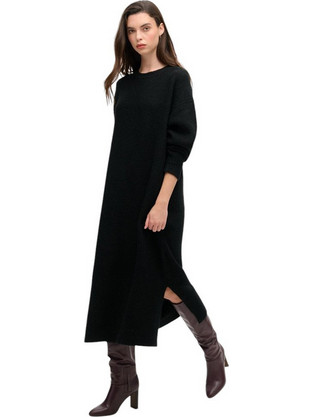 Superdry Midi Καθημερινό Φόρεμα Μαύρο W8011758A-AYN