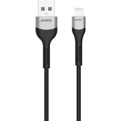ProLink Braided USB-A to Lightning Cable 1m Black KAL-PF347A-0100