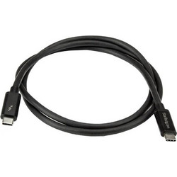 StarTech TBLT3MM1M Thunderbolt 3 USB-C to USB-C 1m Black