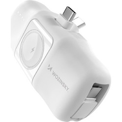 Wozinsky WF16-YCS Power Bank 5000mAh 15W με 2 Θύρες USB-C White