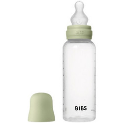 BIBS Πλαστικό Μπιμπερό με Θηλή Σιλικόνης 0+ Μηνών Sage 270ml
