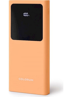 Colorum CPB10-09 Power Bank 10000mAh 22.5W με 2 Θύρες USB-A & Θύρα USB-C Salmon