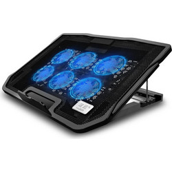 NUOXI H9 Cooling Pad Laptop με 6 Ανεμιστήρες & Φωτισμό