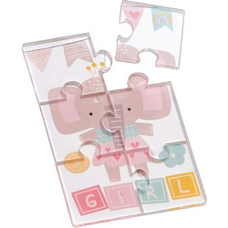 Parisis Μπομπονιέρα Βάπτισης Puzzle Ελεφαντάκι από Plexiglass 03145001