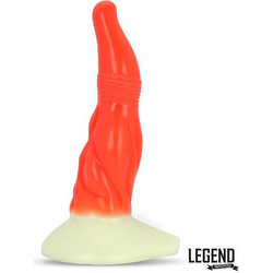 Legend Sauden Dildo με Βεντούζα 22.5cm Κόκκινο