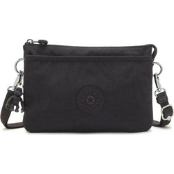 Kipling Riri Γυναικεία Τσάντα Χιαστί από Δερματίνη Μαύρη με Ιμάντα I7590-P39