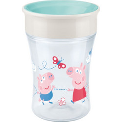 Nuk Magic Cup Peppa & George Turquoise 230ml