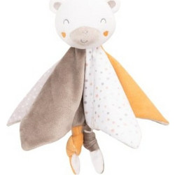 KikkaBoo My Teddy Πανάκι Παρηγοριάς Αρκουδάκι Λευκό 31201010359