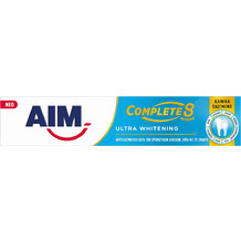 Aim Complete 8 Ultra Whitening Οδοντόκρεμα για Λεύκανση Προστασία Ούλων & Ευαίσθητα Δόντια κατά της Πλάκας 75ml