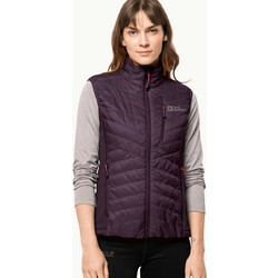 Jack Wolfskin Αμάνικο Γυναικείο Μπουφάν Puffer Μακρύ Μωβ 1207201-2042