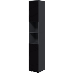 Kleankin Στήλη Μπάνιου Δαπέδου Ξύλινη 834-628V80BK