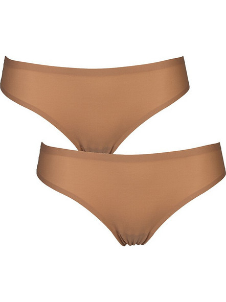 After Eden Γυναικεία String Χωρίς Ραφές Μπεζ 2Pack 10.35.6200