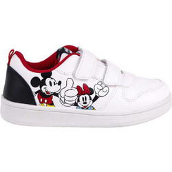 Cerda Mickey Mouse Παιδικά Sneakers με Φωτάκια Λευκά 2300006101
