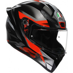 AGV K1 S Fastlap Black Red Grey Κράνος Μηχανής Full Face 1500gr