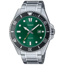 Casio Ανδρικό Ρολόι με Ασημί Μεταλλικό Μπρασελέ MDV-107D-3A2VDF