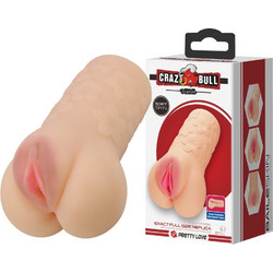 Crazy Bull Scarlet Vagina & Anus with Flowers Pocket Pussy & Anal Αυνανιστήρι Light Flesh