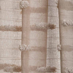 WhiteEgg Κουρτίνα Παραθύρου με Τρουκς 270x280 K0166-3 Beige