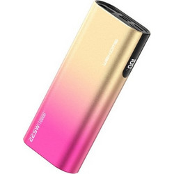 WK WP-327 Power Bank 10000mAh 22.5W με 2 Θύρες USB-A & Θύρα USB-C Gradient Pink