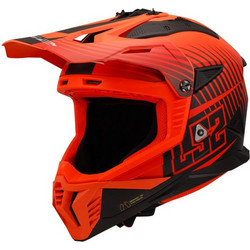 LS2 MX708 Fast II Duck Orange Κράνος Μηχανής Motocross 1150gr