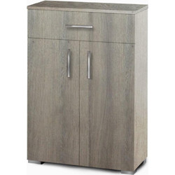 Sarris Παπουτσοθήκη Ξύλινη Σταχτί M60xΠ33xY92cm 10-1-01-08