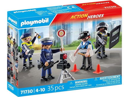 Playmobil Action Σετ Φιγούρες Αστυνομίας για 4-10 Ετών 71730