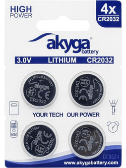 Akyga CR2032 4τμχ