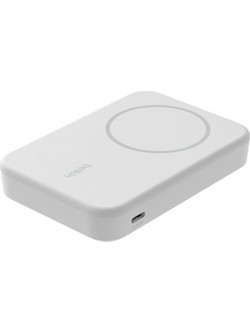 Belkin BoostCharge Pro Wireless Magsafe Power Bank 8000mAh 15W με Θύρα USB-C White