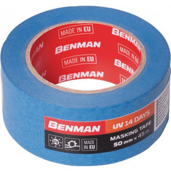 Benman Χαρτοταινία Μπλε U.V. 50mm x 45m 1τμχ 19050012