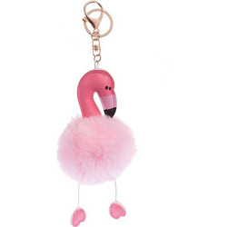 Parisis Μπομπονιέρα Βάπτισης Μπρελόκ Flamingo από Πλαστικό & Ύφασμα 12τμχ