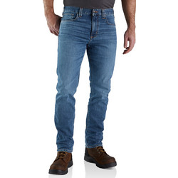 Carhartt Ανδρικό Τζιν Παντελόνι Ελαστικό Κανονική Εφαρμογή Μπλε 102807-H39