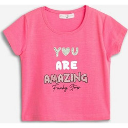 Funky Παιδικό T-Shirt Κοντομάνικο Φούξια 125-705113-1