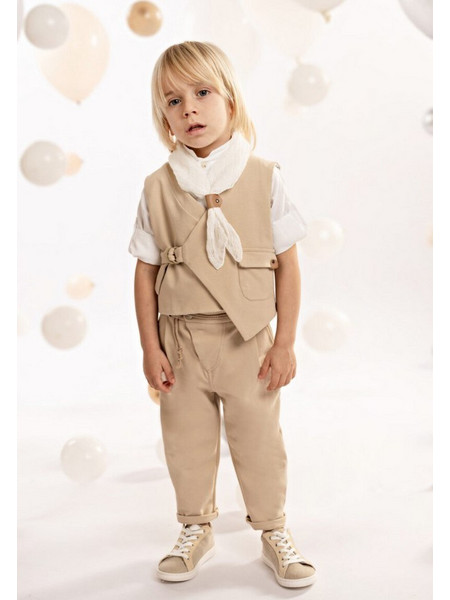 Baby Bloom Βαπτιστικό Κοστούμι με Παντελόνι Πουκάμισο & Γιλέκο 6τμχ 125-09-8970