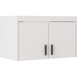 PoliHome Δίφυλλο Πατάρι Ντουλάπας Ester Λευκό 89.7x53x55cm ESTER-LEUKO