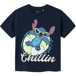 Name It Stitch Παιδικό T-Shirt Κοντομάνικο Navy Μπλε 13240640