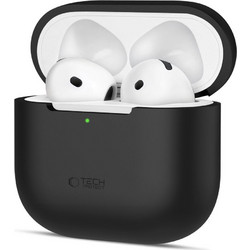 Tech-Protect Θήκη Σιλικόνης για Apple AirPods 4 Μαύρη
