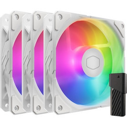 Cooler Master SickleFlow Edge 120 Case Fan 120mm ARGB με Σύνδεση 3-Pin 4-Pin PWM 3τμχ White