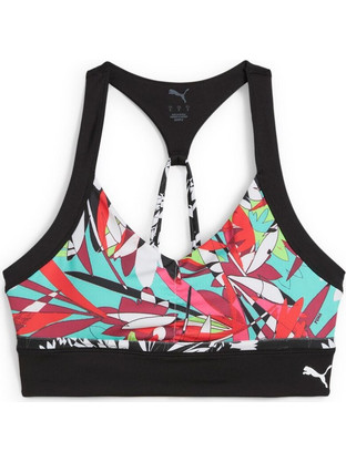 Puma 4Keeps Tropical Αθλητικό Μπουστάκι με Μέτρια Στήριξη & Αφαιρούμενη Ενίσχυση Πολύχρωμο 526786-51