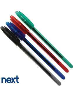Next Mini Στυλό Διαρκείας 1mm Πολύχρωμο 12τμχ 30209-ΕΛ-2
