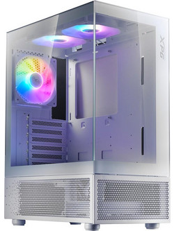 Adata Invader X Mini White Gaming Midi Tower Κουτί Υπολογιστή με Πλαϊνό Παράθυρο