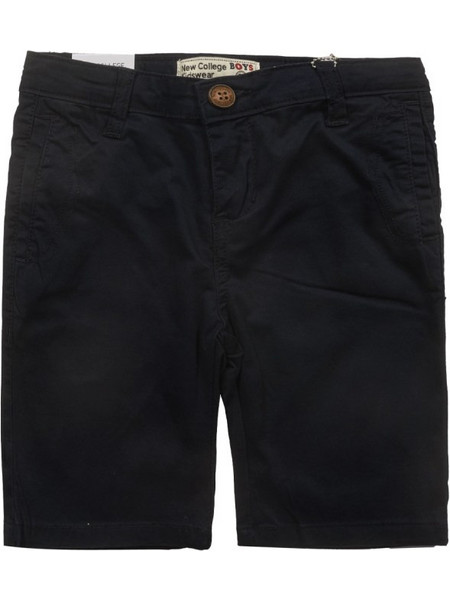 New College Παιδική Βερμούδα Chino Μαύρη 36-403